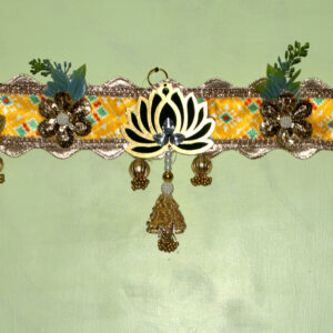 Home Entrance Toran Yellow Base