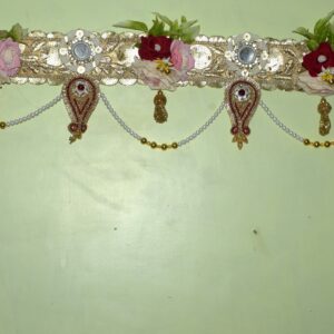 Silver Golden Home Entrance Toran