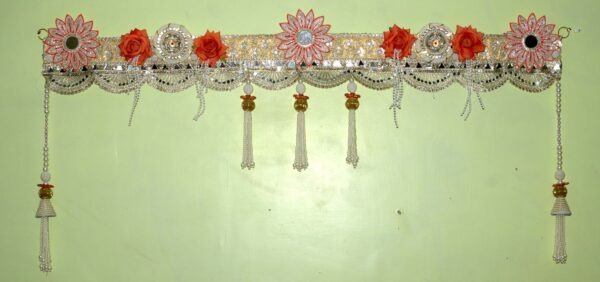 Home Orange Rose Entrance Door Toran